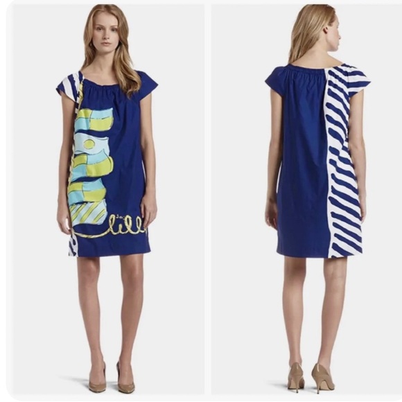 Lilly Pulitzer Sullivan You’re Flagged Dress - Picture 1 of 13